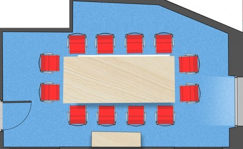 Plan salle de formation Saint Emilion